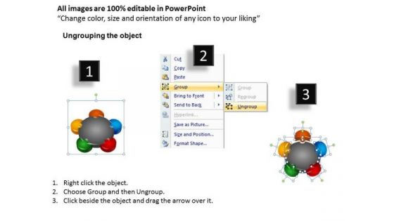 PowerPoint Design Circular Puzzle Company Ppt Presentation