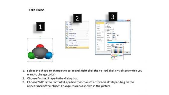 PowerPoint Design Circular Puzzle Process Ppt Presentation