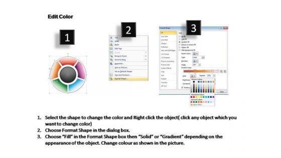 PowerPoint Design Company Circular Process Ppt Template
