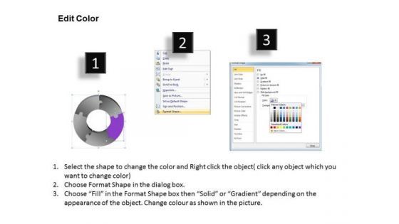 PowerPoint Design Company Competition 3d Circular Chart Process Ppt Presentation