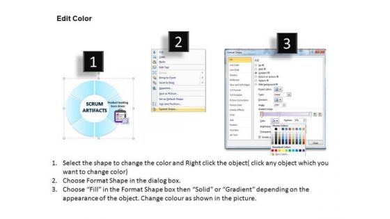 PowerPoint Design Company Success Scrum Process Ppt Template
