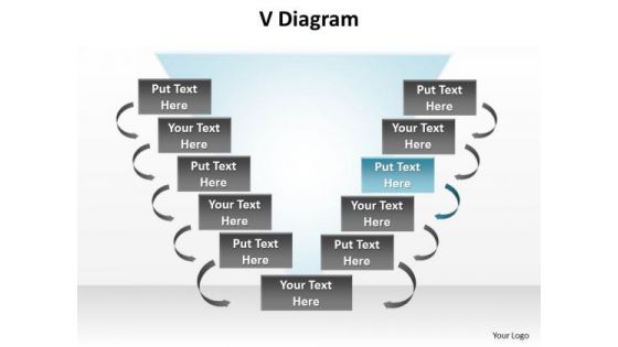 PowerPoint Design Company V Diagram Ppt Design