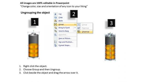 PowerPoint Design Corporate Growth Batteries Charging Ppt Process