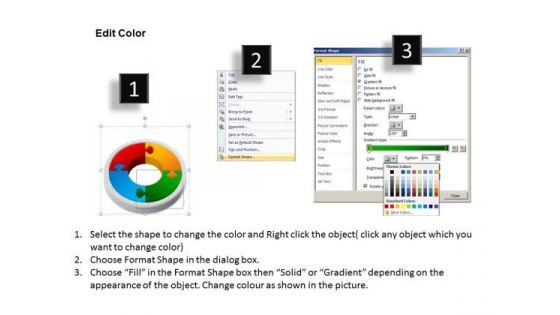 PowerPoint Design Cycle Process Chart Ppt Template