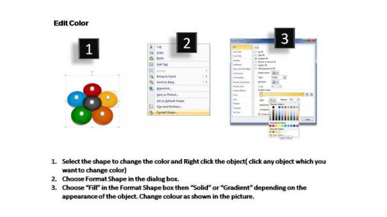 PowerPoint Design Diagram Four Interrelated Ppt Template