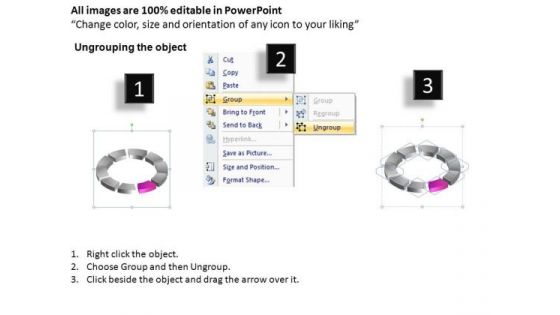 PowerPoint Design Diagram Ring Process Ppt Template