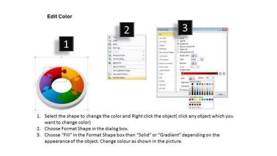 PowerPoint Design Editable Cycle Process Flow Ppt Slide