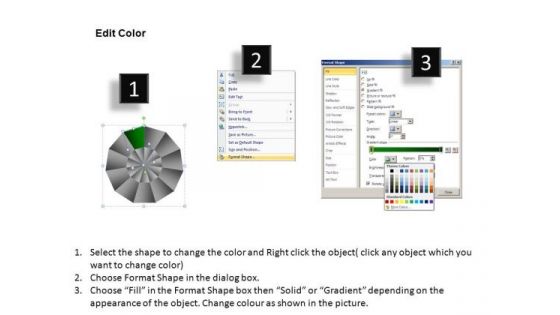 PowerPoint Design Editable Pie Chart Ppt Slide