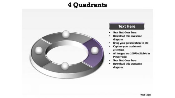 PowerPoint Design Education Quadrants Ppt Backgrounds