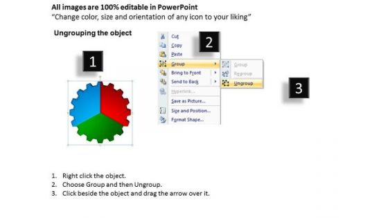 PowerPoint Design Gear Process Company Ppt Template