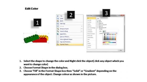 PowerPoint Design Graphic Lego Ppt Template