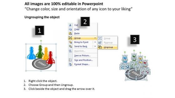 PowerPoint Design Growth Chess Pawn Ppt Slidelayout