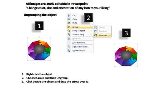 PowerPoint Design Growth Puzzle Mechanism Ppt Presentation