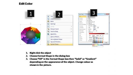 PowerPoint Design Growth Puzzle Mechanism Ppt Presentation