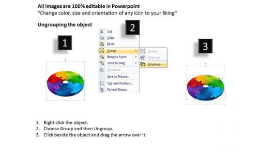 PowerPoint Design Image Circle Puzzle Ppt Slides