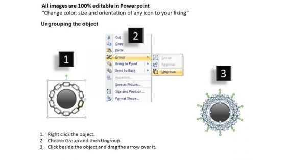 PowerPoint Design Image Circular Chain Ppt Designs