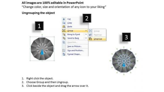 PowerPoint Design Image Circular Quadrant Ppt Backgrounds