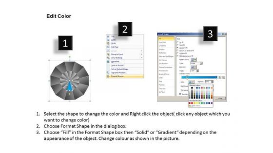 PowerPoint Design Image Circular Quadrant Ppt Backgrounds