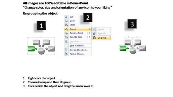 PowerPoint Design Image Four Steps To Meet Target Ppt Theme