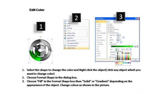 PowerPoint Design Leadership Circular Ppt Template