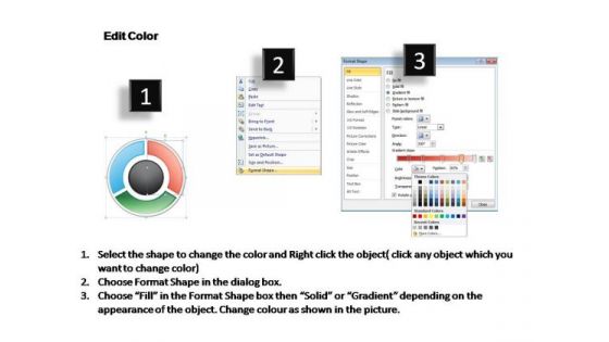PowerPoint Design Leadership Circular Process Ppt Template