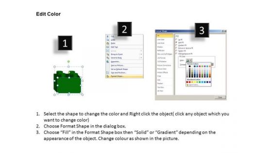 PowerPoint Design Leadership Lego Blocks Ppt Layout