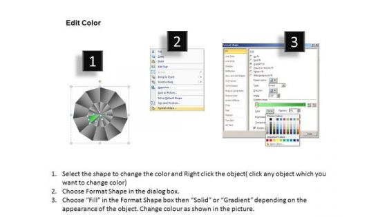 PowerPoint Design Leadership Pie Chart Ppt Template
