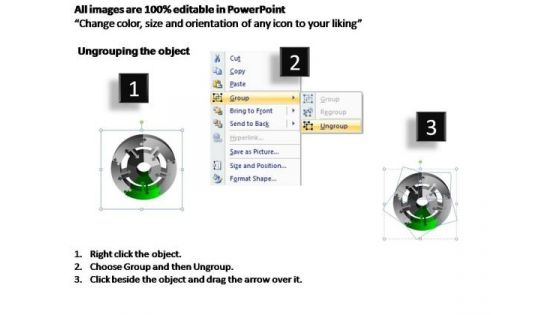 PowerPoint Design Marketing Circle Chart Ppt Backgrounds
