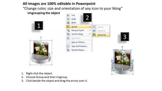 PowerPoint Design Pedestal Platform Marketing Ppt Design Slides
