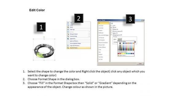 PowerPoint Design Process Circular Process Ppt Design