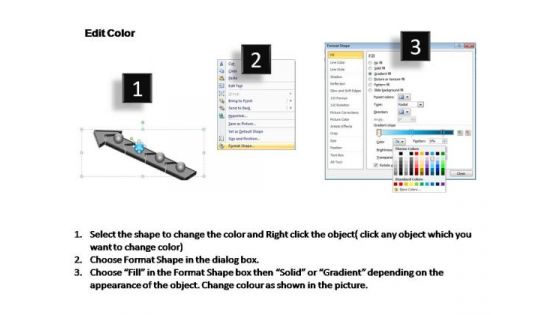 PowerPoint Design Process Steps Plan Ppt Slides