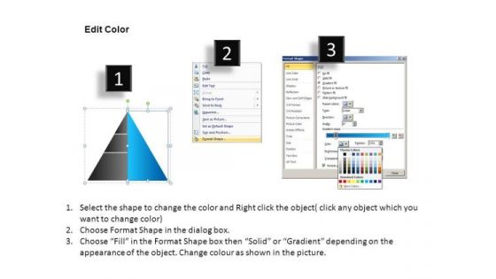 PowerPoint Design Slide With Pyramid Structure Ppt Templates