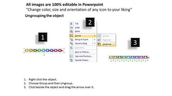 PowerPoint Design Slides Chains Flowchart Process Ppt Slides