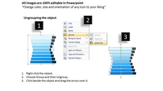 PowerPoint Design Slides Chart Bulleted List Rectangular Ppt Template