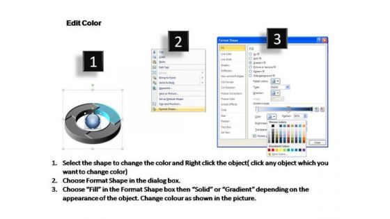 PowerPoint Design Slides Chart Circular Ppt Template