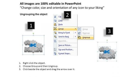 PowerPoint Design Slides Chart Puzzle Process Ppt Backgrounds