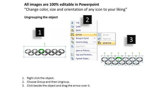 PowerPoint Design Slides Chart Rings Ppt Themes