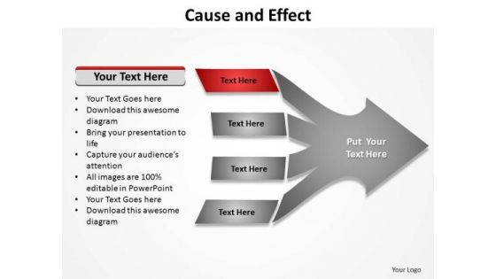 PowerPoint Design Slides Company Cause And Effect Ppt Template