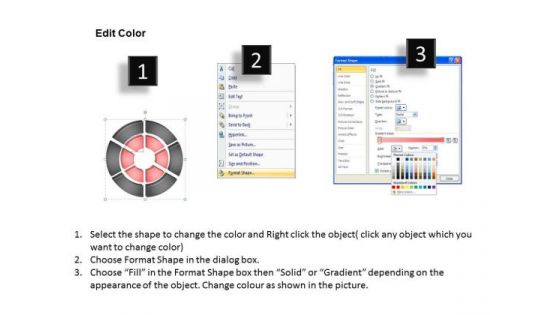 PowerPoint Design Slides Company Double Ring Ppt Theme