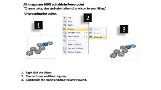 PowerPoint Design Slides Company Gears Process Ppt Backgrounds
