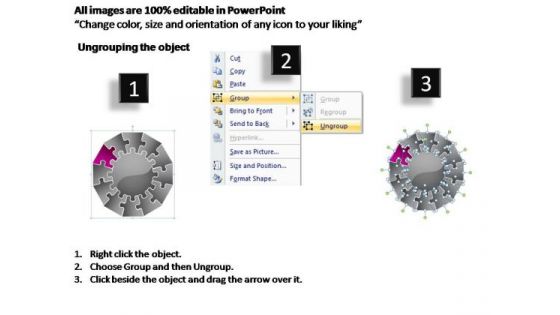 PowerPoint Design Slides Company Jigsaw Ppt Layout
