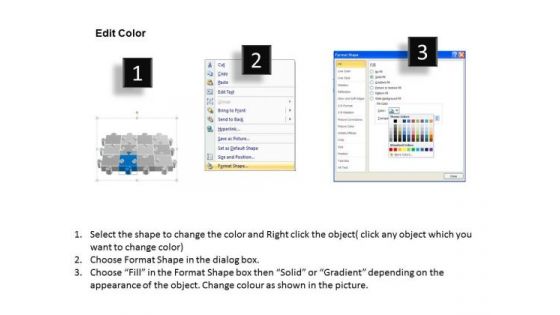 PowerPoint Design Slides Company Puzzle Process Ppt Presentation