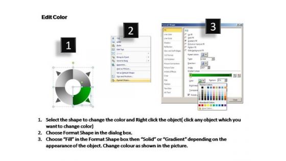 PowerPoint Design Slides Diagram Four Circular Ppt Slide