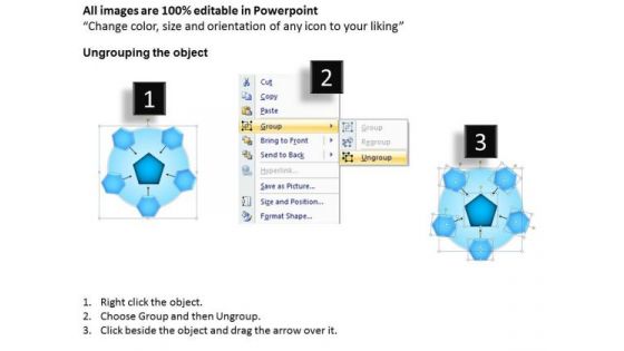 PowerPoint Design Slides Diagram Wheel And Spoke Process Ppt Backgrounds