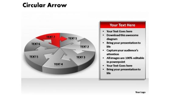 PowerPoint Design Slides Download Circular Arrow Ppt Slides