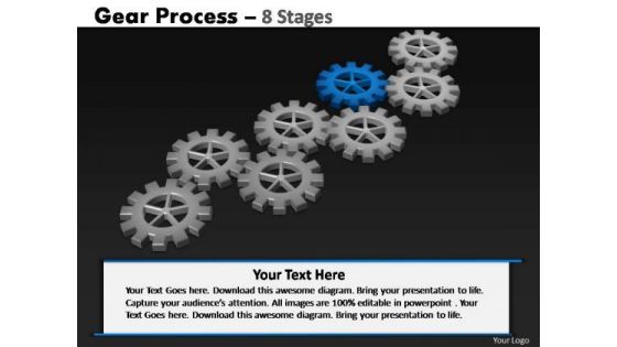 PowerPoint Design Slides Download Gears Process Ppt Design