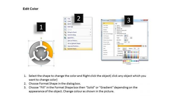 PowerPoint Design Slides Download Round Chart Ppt Template