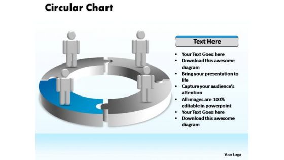 PowerPoint Design Slides Editable Circular Ppt Template