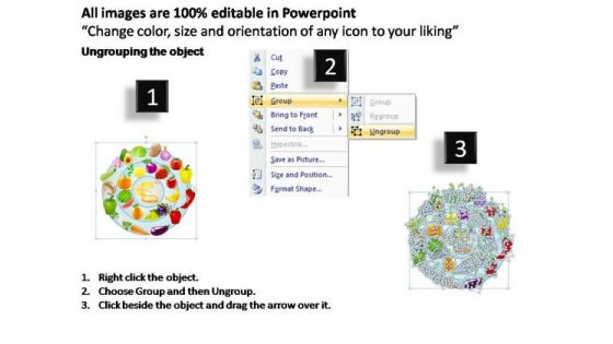 PowerPoint Design Slides Editable Food Pyramid Ppt Themes