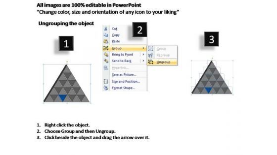 PowerPoint Design Slides Editable Triangle Process Ppt Design Slides